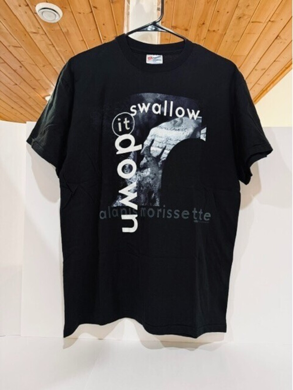 Alanis Morissette Vintage 1996 Swallow It Down Tour Shirt Hanes Unworn Mint 90s